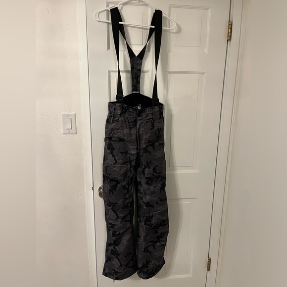 Men's RIIVIYELE Winter Sky Mountain Snow Pants Ski Bibs, size small - Picture 4 of 7